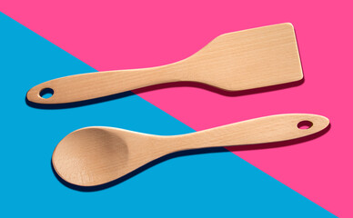 Kitchen Cookware on Colorful Tabletop for Cooking on Stove