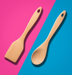 Kitchen Cookware on Colorful Tabletop for Cooking on Stove