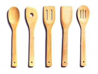 Wooden Kitchen Utensils for  cooking and mixing food