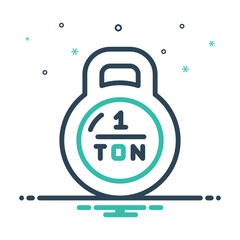 Mix icon for ton