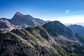 Naklejka na ściany i meble Triglav mountain in Julian alps, Slovenia