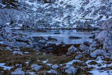 Seven Triglav lakes valley in Julian alps, Slovenia