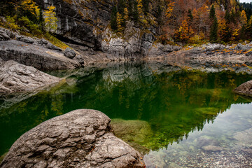 Naklejka na ściany i meble Seven Triglav lakes valley in Julian alps, Slovenia