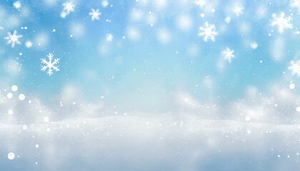 Fototapeta premium Snow background 4k, beautiful texture with snowflakes. Generative AI