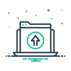 Mix icon for uploaded