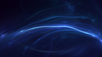 3D rendering abstract multicolor technology fractal light background