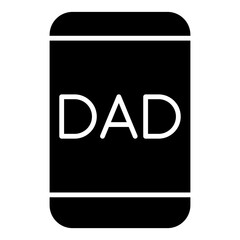 phone day father icon