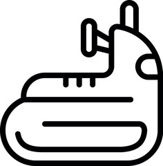 Coast guard equipment icon outline vector. Water transport. Sea rescue