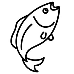fish line icon