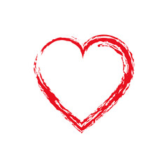 Obraz na płótnie Canvas Heart love romanticism icon vector illustration graphic design, red, isolated, vector, decoration