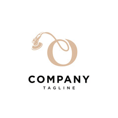 Fototapeta premium Letter O Detailing car motorcycle icon logo vector template.