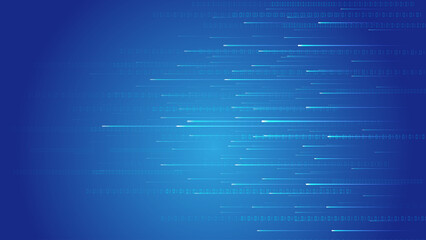 Blue 01 Digital and Ray, Internet technology big data vector background.
