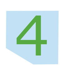 Fototapeta premium Collage Letters Element