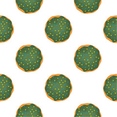 Pattern homemade cookie different taste in pastry biscuit
