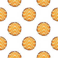 Pattern homemade cookie different taste in pastry biscuit