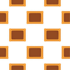 Pattern homemade cookie different taste in pastry biscuit