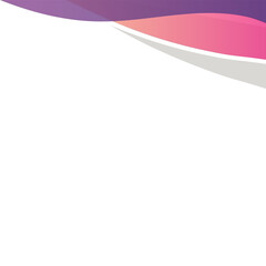 Gradient Wavy Transparent Corner