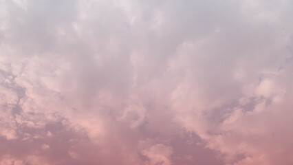 pink and white sky clouds