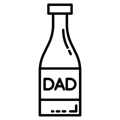 drunk father day icon