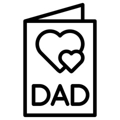 father's envelope icon