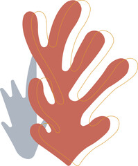 Leaf tropical matisse 