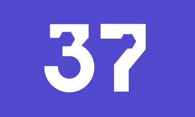 Number Blue Tech Modern Hexagon Logo