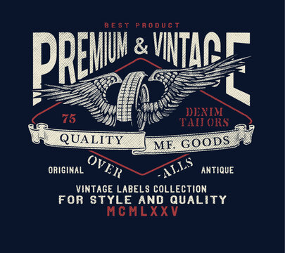 varsity athletic vintage label original t shirt print