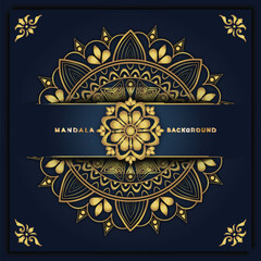 Elegant Ramadan Kareem Banner Mandala Design Template