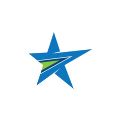 Obraz premium Star Logo Template vector icon illustration design