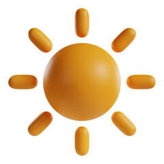 sun 3d icon