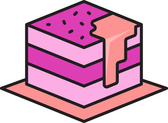 Layer Cake Illustration

