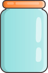 jar vector isolated