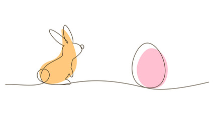 easter bunny with egg