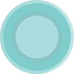 dish plate vector isolated