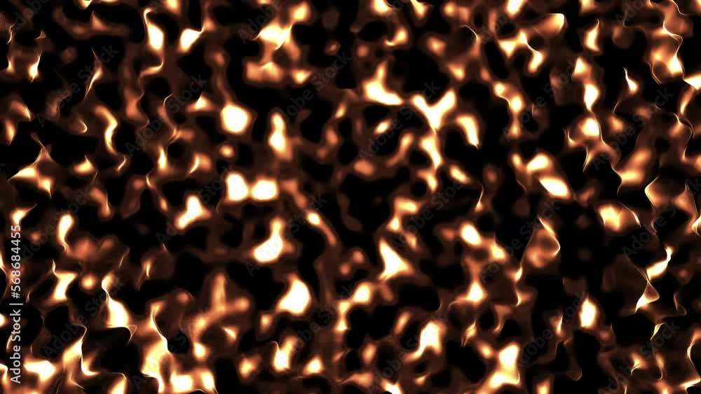 Aufkleber abstract shiny color gold wave design element. 60 fps 3d render.