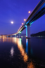 夜の仁保ジャンクション