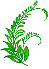 Clipart Hand Painted Grass