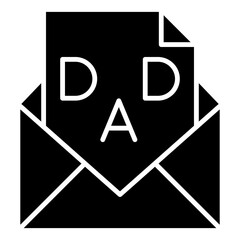 father's envelope icon