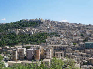 Fototapeta na wymiar View of the old Italian city. Panoramic view of the ancient city. City in Italy. ancient city