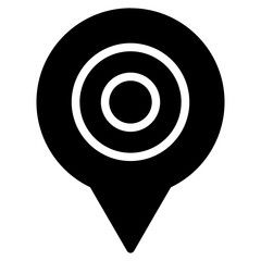 pin glyph icon