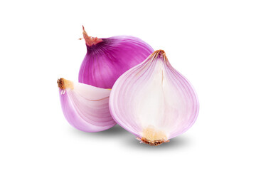 garlic isolated on white background
