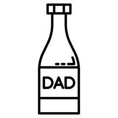 drunk father day icon