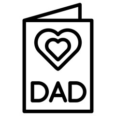 father's envelope icon