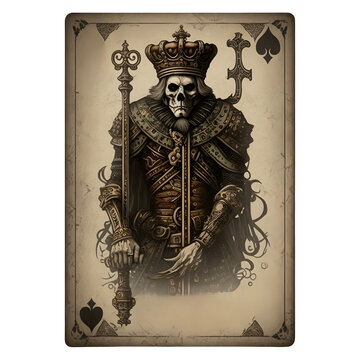king of spades playing card Generative AI