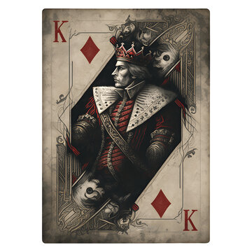 king of diamonds playing card Generative AI