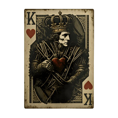 king of hearts playing card  Generative AI