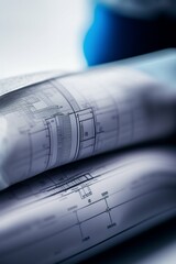 Bauplan mit Detail-Zeichungen