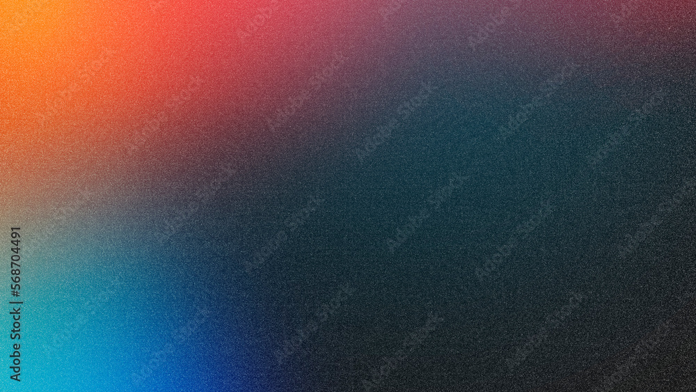 Aufkleber abstract blurred grainy gradient background texture. colorful digital grain soft noise effect patter