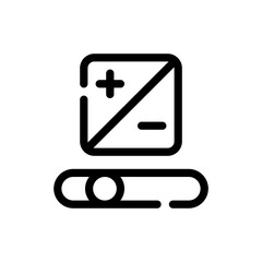 contrast line icon