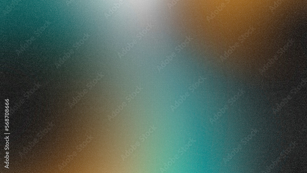 Wall mural abstract blurred grainy gradient background texture. colorful digital grain soft noise effect patter